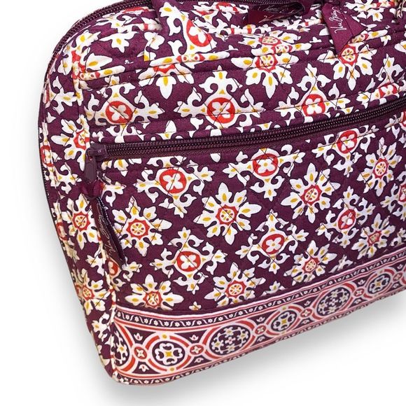 Beautiful NWOT Vera Bradley Medallion Bowler Purse Satchel Handbag  Retired - Picture 5 of 13